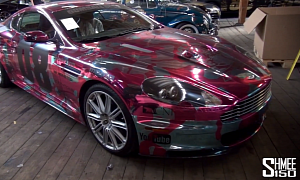 2013 Gumball 3000: Aston Martin DBS Gets Chrome Pink Camo