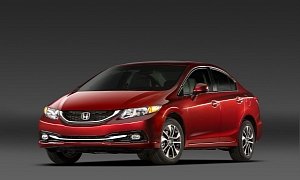 2013 Honda Civic Sedan Earns Top NHTSA, IIHS Safety Ratings
