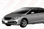 2013 Honda Civic Sedan Patent Drawings Surface in China