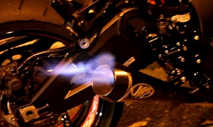 2013 Kawasaki ZX-10R with M4 Exhaust and Flames