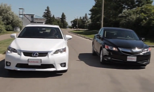 2013 Lexus CT 200h Versus Acura ILX Hybrid