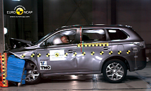 2013 Mitsubishi Outlander PHEV Gets 5-Star Rating from Euro NCAP