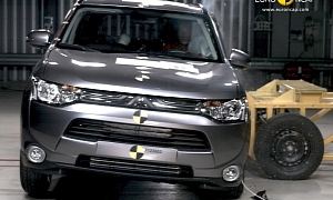 2013 Mitsubishi Outlander Scores Top Euro NCAP Rating