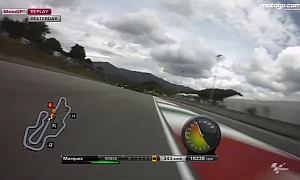 2013 MotoGP: Alpinestars Surfaces Data on Marc Marquez' 340 KM/H Crash