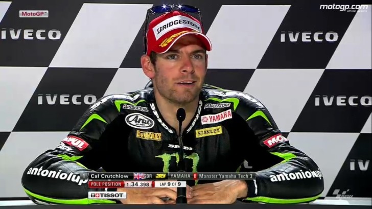 Cal Crutchlow takes his first-ever pole in Assen