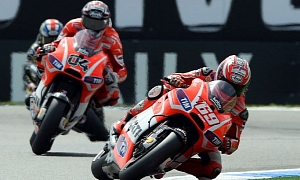 2013 MotoGP: Dovizioso Testing the Evo Desmosedici at Sachsenring