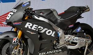 2013 MotoGP: Honda Shows the 2014 RC213V at Aragon