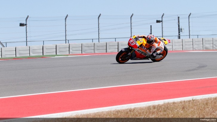 Marc Marquez, the Fastest in First COTA Test