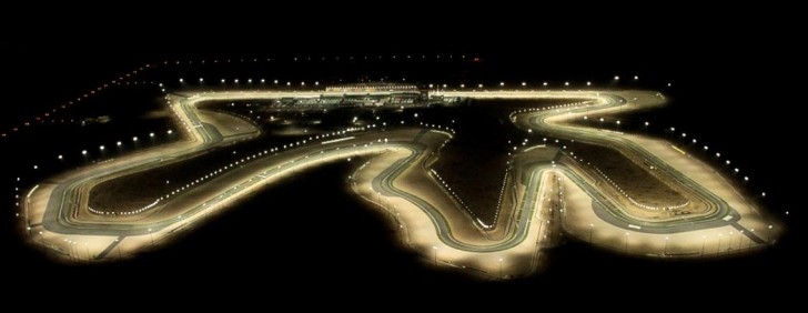 The Losail Circuit in Qatar, the first 2013 MotoGP race