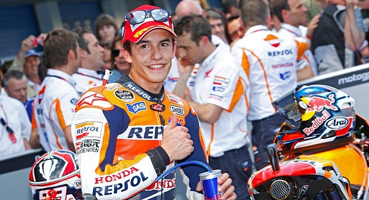 Marquez feels the pressure of leading the motoGP series halfway through the season