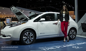 2013 NAIAS: Updated Nissan Leaf Is Made in USA <span>· Live Photos</span>