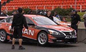 2013 Nissan Altima V8 Supercar Tested in Australia