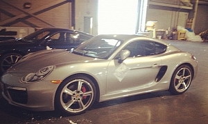 2013 Porsche Cayman Spotted Undisguised at Atlanta Airport ahead of LA Reveal