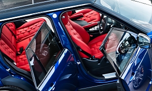 2013 Range Rover Gets Kahn Red Leather Interior