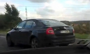 2013 Skoda Octavia Spotted With Minimal Camouflage