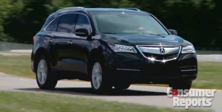 Acura MDX reviewed by CR