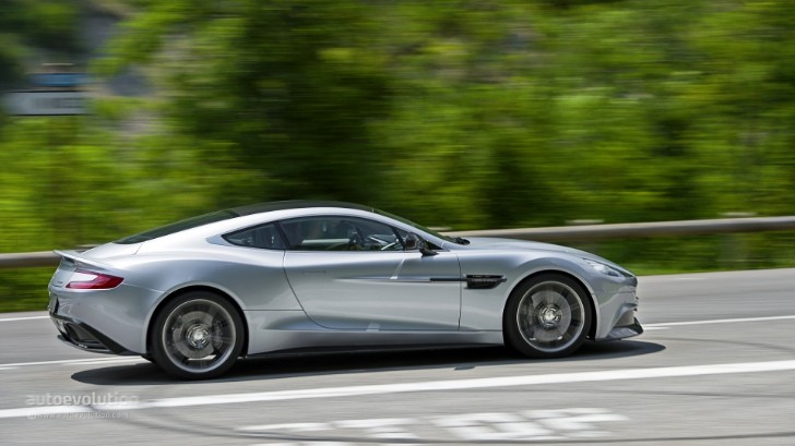 2014 Aston Martin Vanquish driving