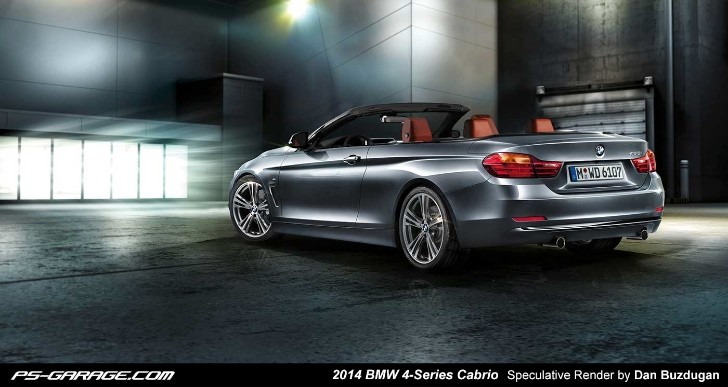 2013 BMW 4 Series Cabrio rendering
