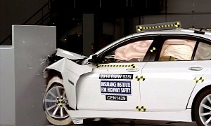 2014 BMW 5 Series Gets Marginal Rating for Small Overlap from IIHS