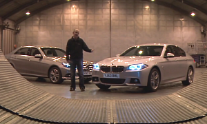 2014 BMW 520d LCI vs Mercedes-Benz E220 CDI Comparison