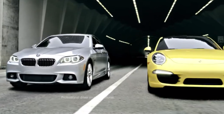 BMW 535d vs Porsche 911 Carrera