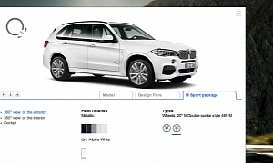 2014 BMW F15 X5 Configurator Launched, Still No Pricing