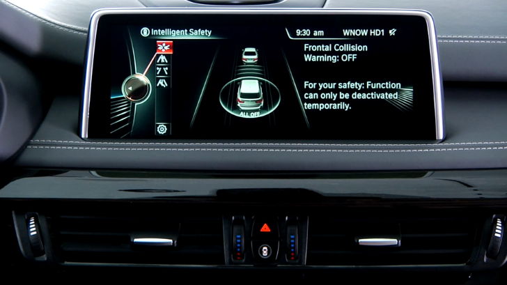 2014 BMW F15 X5 Intelligent Safety Button