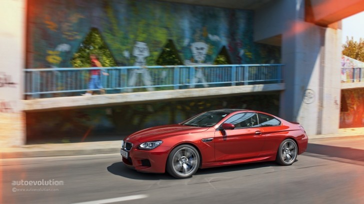 2014 BMW M6 Coupe with graffiti
