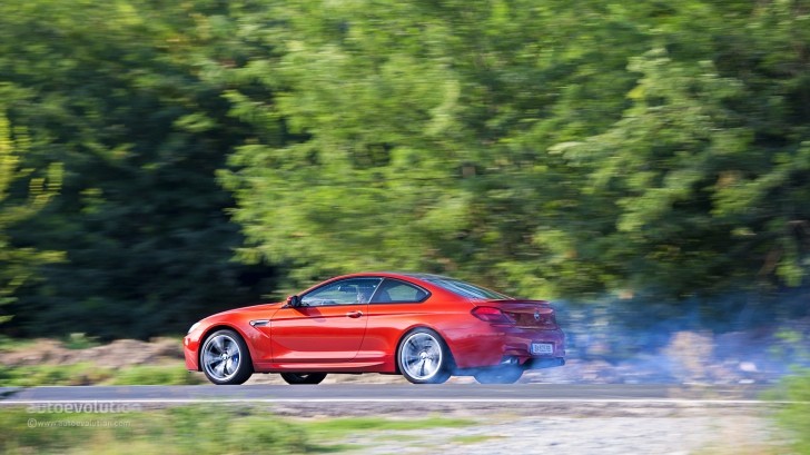 BMW M6 dynamic burnout