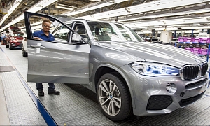 2014 BMW X5 Production Debuts with X5 M50d
