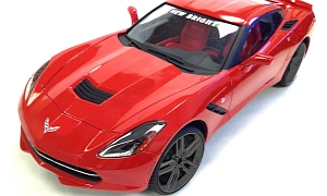 2014 Corvette Stingray Becomes 1:8 R/C Scale Model via New Bright