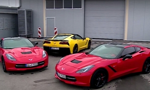 2014 Corvette Stingray Hits the Track in Serbia