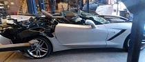 2014 Corvette Stingray Loses Roof in Serious Crash