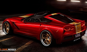 2014 Corvette Stingray Rendered as Targa