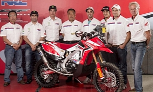 2014 Dakar: Honda Introduces Team and Machine