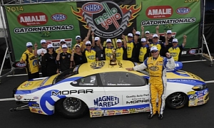 2014 Dodge Dart Pro Stock Wins Debut NHRA Race