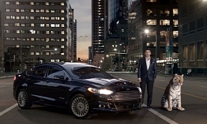 2014 Ford Fusion Hybrid Super Bowl Ad: “Nearly Double”