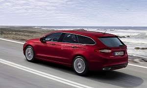 2014 Ford Fusion Wagon and Mondeo Estate Rendering