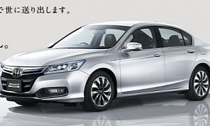2014 Honda Accord Hybrid Revealed in Japan