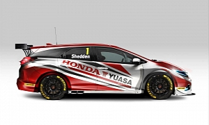 2014 Honda Civic Tourer BTCC Race Car Unveiled