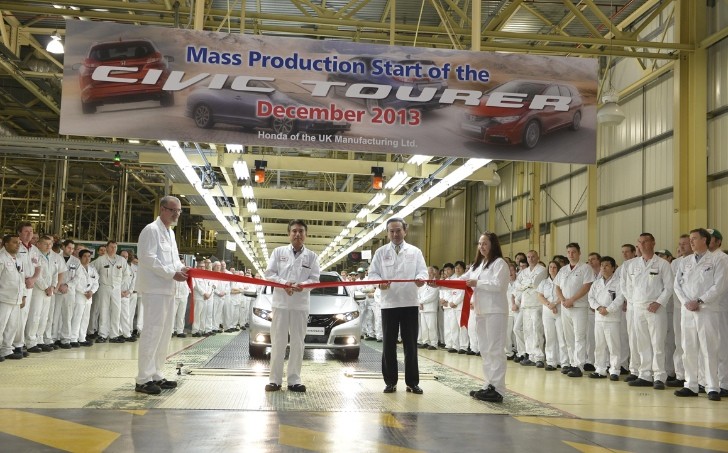 2014 Honda Civic Tourer production begins
