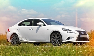 2014 Lexus IS 300h F Sport Tested by autoevolution
