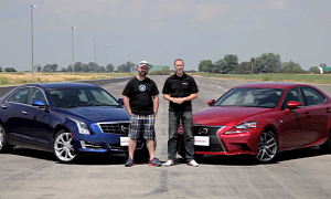 2014 Lexus IS 350 F Sport Against Cadillac ATS 2.0T by Autoguide