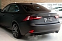 2014 Lexus IS Launched with Matte Black Wrap in Australia