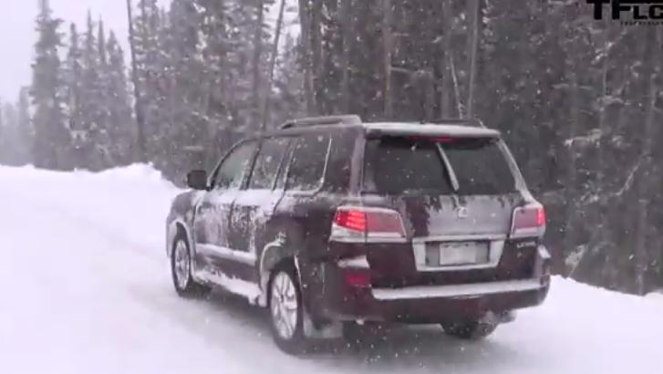 2014 Lexus LX in Snow
