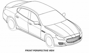 2014 Maserati Quattroporte Patent Drawings Emerge
