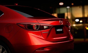 2014 Mazda3 Sedan Rear Leaked