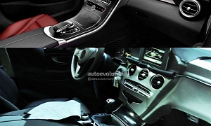 2015 Mercedes-Benz C-Class W205 to Have Two Different Center Consoles