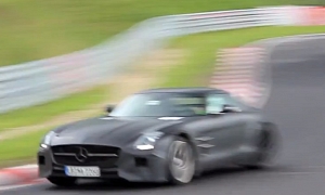 2014 Mercedes Benz SLS AMG Black Series Spied at Nurburgring