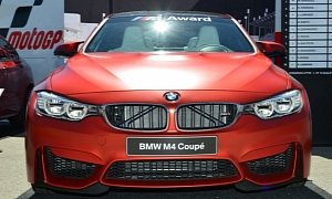BMW Shows All-New M4 Coupe Prize for the 2014 MotoGP M Award
